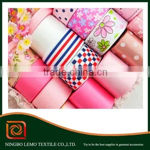 Lemo Various Types of Satin Printed Ribbon Wholesale thumbnail-1