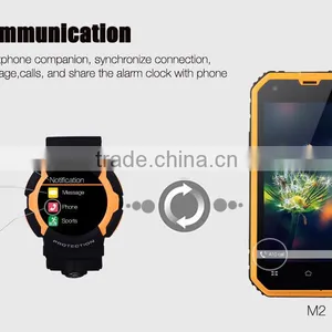 Intelligent Waterproof Sports Watch, With 3G ,BT,see Text Messages, Synchronization Time Weather, Photo Camera thumbnail-1