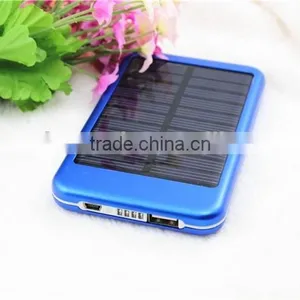 Aluminium Material Solar Charger With 4 LED Indicator, Colorful Mobile Solar Charger, Company Promotion Gift Solar Power Bank thumbnail-3