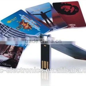Both Sides Full Color Personalized Logo Printing Business Credit Card Size 2gb, 4gb, 8 gb Usb Flash Memory Disk Pen Drive Supplier's Choice thumbnail-2