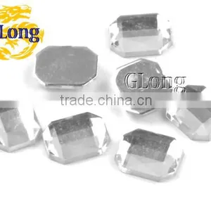 8*10mm Acrylic Flat Back Octagon Mix Color Bling Rhinestone & Crystal For Stylish Bags Garment Shoes #GY010-10P(Mix-s) thumbnail-3