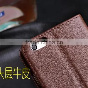 2015 Wholesale Phone Case For Business Men Plain Leather Case For IPhone 6 thumbnail-2