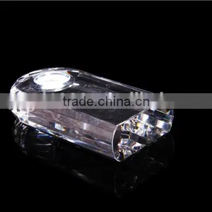 Hot Glass Dome Shape Clock Crystal Desktop Clock for Gift Set thumbnail-3