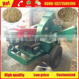 Mobile Diesel Engine Wood Chips Grinding Machine for Sale thumbnail-5