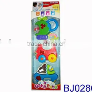 Happy Baby Toy Musical Plastic Cartoon Toy Flashing Vintage Train Toy thumbnail-6