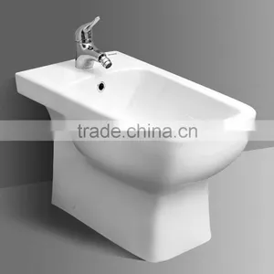 Floor Mounted Bathroom Sanitary Wares wc Female Shattaf Portable Bidet thumbnail-1