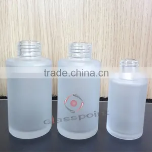 1oz Frosted Perfume Bottle, Cosmetic Bottle for Essence, 30ml Glass Bottle thumbnail-1