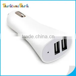 Portable Mini Dual Ports Universal Car Charger thumbnail-1