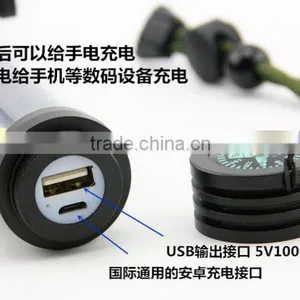 Rechargeable Solar Light Usb Rechargeable Solar Led Torch Flashlight thumbnail-4