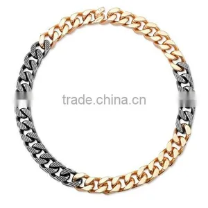FRANCO TWO TONE NECKLACE thumbnail-1