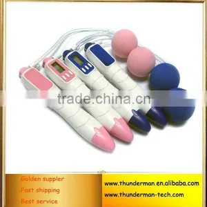 3 Buttons Calories Digital Cordless Jump Rope With Pedometer,digital Cordless Counting Jump Rope thumbnail-1