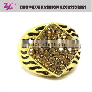 2014 New Cheap Fashion Gold Diamond Ring thumbnail-1