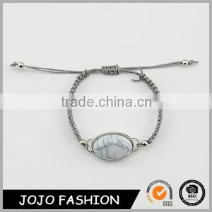 2016 Fashion Women Jewelry Natural Stone Rope Bracelet thumbnail-1