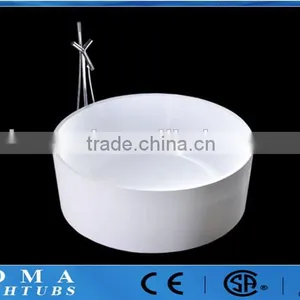 Outdoor Round Outdoor Wooden Bathtub thumbnail-1