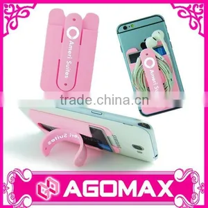 3 in 1 Multiuse Smartphone 3M Adhesive Stand With Card Pocket thumbnail-5