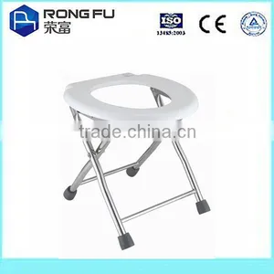 Factory Simple Folding Commode Chair for Sale thumbnail-1