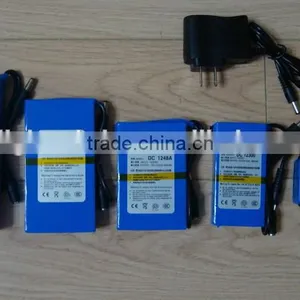 DC12V 3000mAh Li-ion Super Rechargeable Portable Battery thumbnail-5