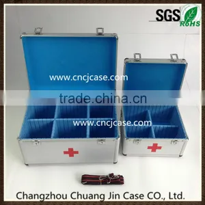 Silver Diamond Pattern Aluminum Medical Box thumbnail-5