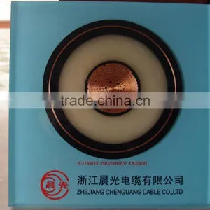 500kV Longitudinal Water-resistant Power Cable of XLPE Insulated Corrugated Aluminum-sheathing PE Sheathed Power Cable thumbnail-3