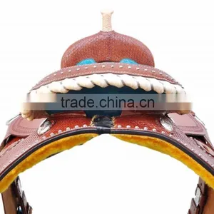 New Horse Western Pleasure Saddle Premium Quality WS123 thumbnail-3