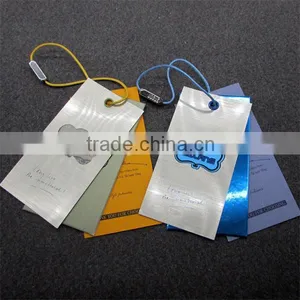 Metallic Plastic Paper Hang Tags thumbnail-4