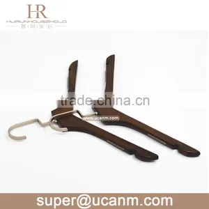 HRW-66P0V Antique Lotus Wooden Clothes Hanger Quality Choice thumbnail-1