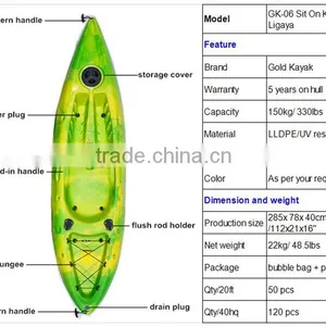 Wholesale Single Kayak ,1person Kayak, Fishing Kayak thumbnail-2