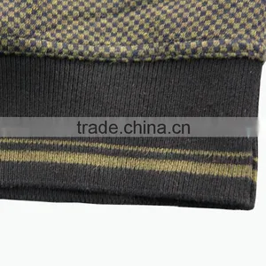 Combed Cotton Lycra Heated Thermal Underwear Men Thick Long Sleeve Long John V-neck Thermal Clothing Set Simple Design thumbnail-3