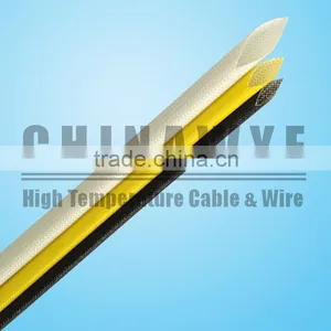 Fiberglass Braid Silicone Rubber Coated Cable Sleeve thumbnail-1