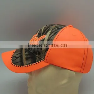 2016 6 Panels Structured Custom Brand 3d Embroidery Camo Caps thumbnail-2