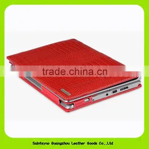 15641 Newest Custom Alligator Leather Smart Cover for Tablet thumbnail-2