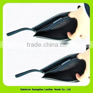 14344 Cool Fashion Tide Genuine Leather New Design Wallet With Wristband thumbnail-6