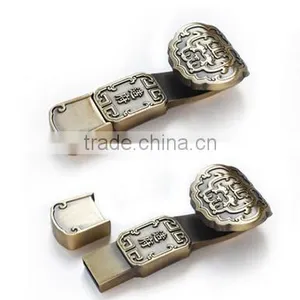 Chinese RuYi Metal Pendrive 8gb 16gb Usb Flash Drive Chinese Style Usb Memory Stick 100% Real Capacity Usb thumbnail-1