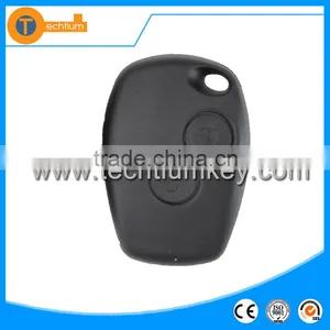 2 Button Remote Car Key Blanks Wholesale With Logo and Uncut Blade Key Cover Shell Fob for Renault Logan Clio Sandero thumbnail-2