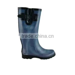 Professional Cowboy High Heel Boots of Rubber Rain Boot thumbnail-1