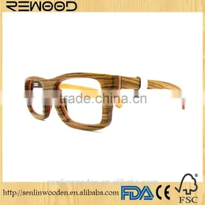 Hot Fashion Sunglass Polarized Wholesale Bamboo Wooden Sunglasses for Man Woman thumbnail-1