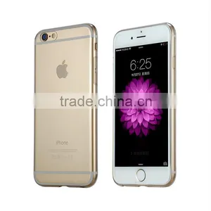 Fashion Design Touch Screen Transparent 4 Colors Ultra Thin Tpu Mobile Phone Case for Apple Iphone Series 6 / 6 Plus thumbnail-3