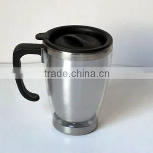 12oz Double Wall Transparent Acrylic Stainless Steel Tea Cup thumbnail-1