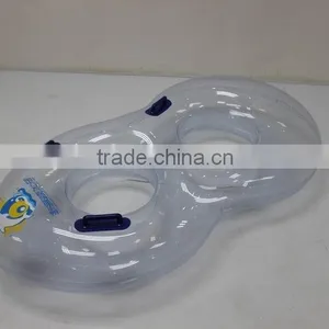 PVC Twin Holes Swim Ring With Hander thumbnail-4