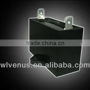 Black Plastic Case Square Type Cbb61 12uf Run Capacitor thumbnail-1