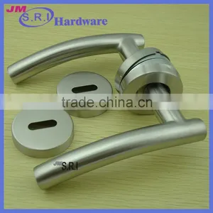 304 Stainless Steel Entrance Door Handle , Tubular Door Handle Made in China Manufacturer thumbnail-1
