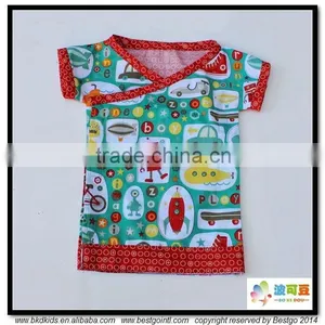 BKD Printed Cotton Baby Kimono T-shirt thumbnail-1