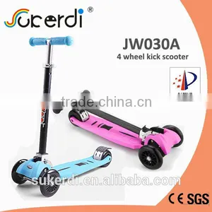 Patent 2014 New Model Foldable Scooter 4 Wheel Scooter Kids Plastic Scooter thumbnail-1