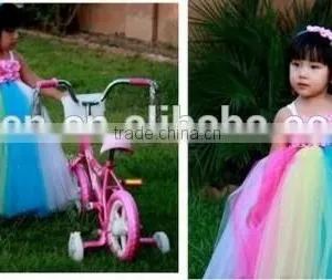 Hot Selling Rainbow Tutu Dress Candy Color Nice Collection Rainbow Tutu Dress thumbnail-4