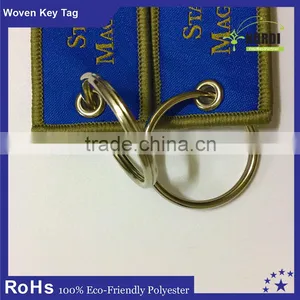 Custom Tags Key Ring Embroidery Key Chain as Business Promotion Gift thumbnail-6