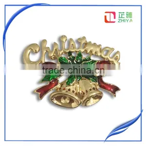 2015 Factory Direct Sale New Christmas Brooch ,custom Rhinestone Christmas Tree Brooch, thumbnail-1
