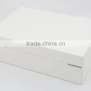 Elegant High Gloss Piano Lacquer White Jewelry Wooden Box thumbnail-4