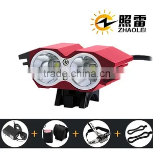2 x Cree XM-L T6 Mountain Bike Light Led Bike Head Light Bicycle Safety Light With High Quality thumbnail-1