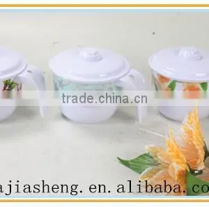 Wholesale Cheap pp Plastic Bowl With Lid and Hand for Kids thumbnail-2