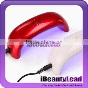 New Arrival 6W LED Nail Lamp Protable LED Nail Dryer With 5 Different Colors thumbnail-1